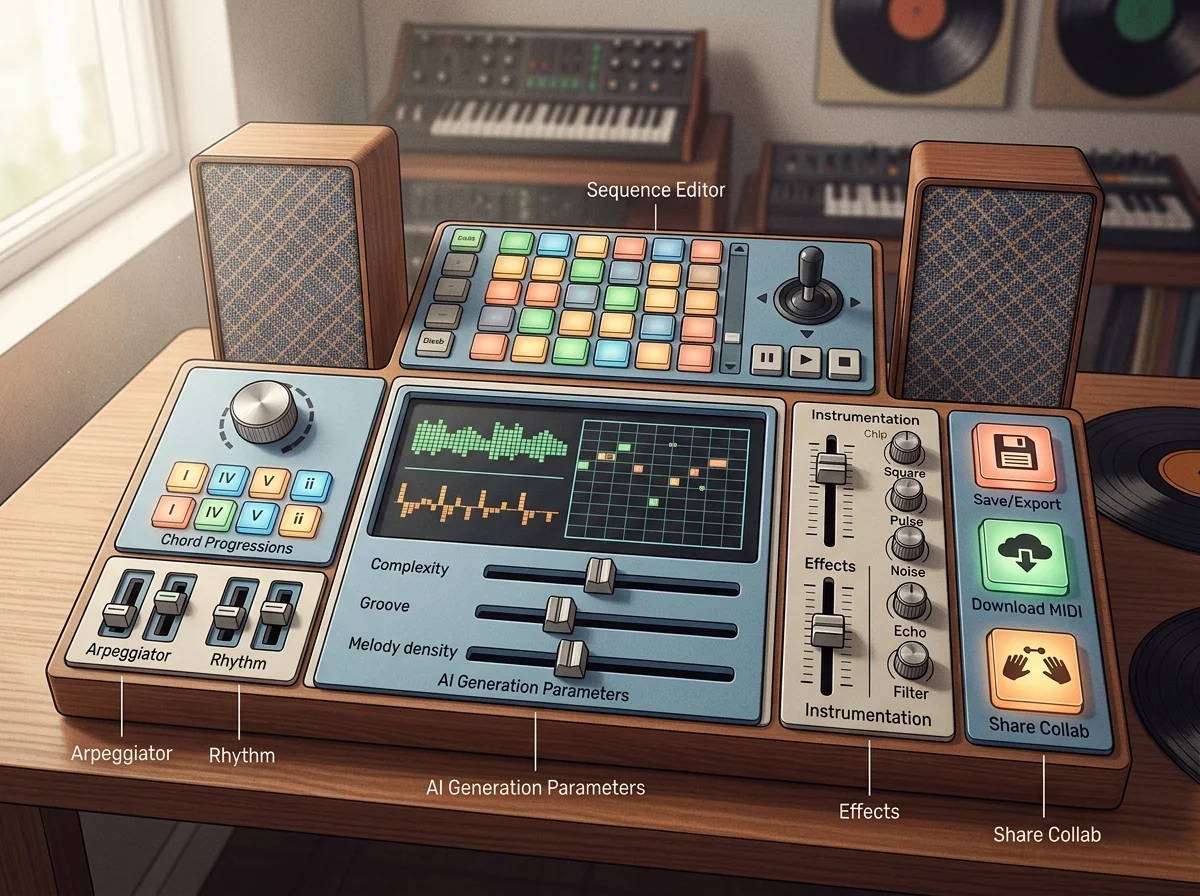 Beat producer tapping a drum pad controller for a new genre idea
