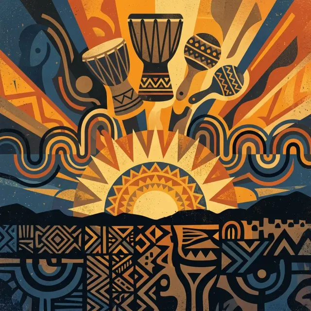 Afro House Sunrise cover art