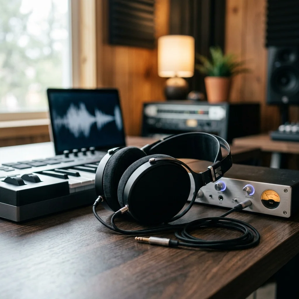 Beat producer tapping a drum pad controller for a new genre idea