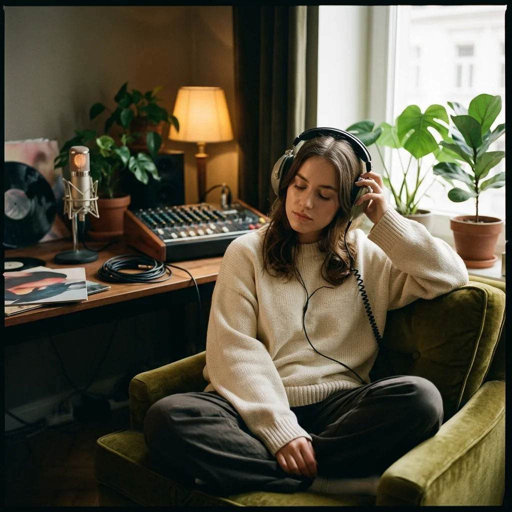 DJ producer preparing a remix or AI song cover version