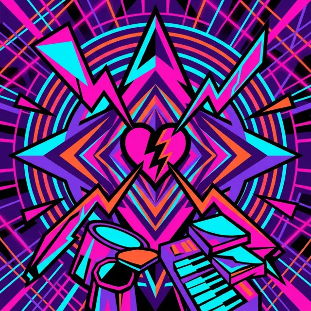 Neon 80s Crush cover art