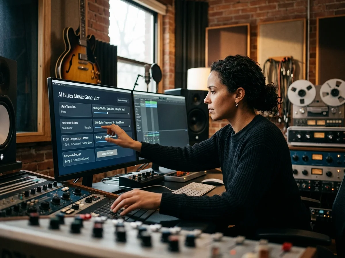 DJ producer preparing a remix or AI song cover version