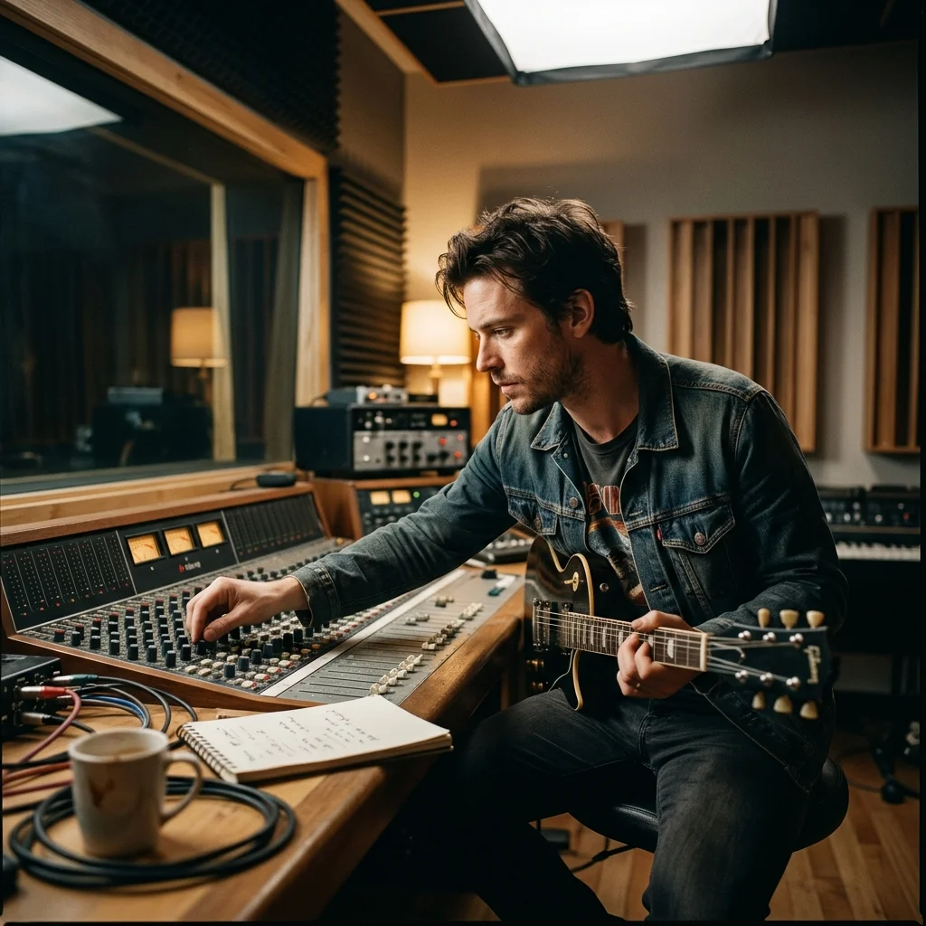 DJ producer preparing a remix or AI song cover version